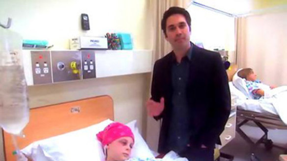 A scene from last night's episode of <i>The Chaser's War on Everything</i>.