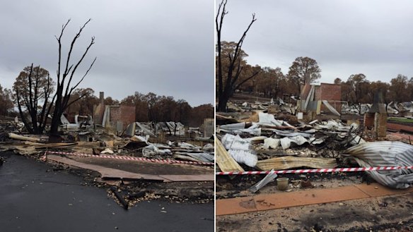 WA fires: startling images of Yarloop fires emerge as Premier visits town