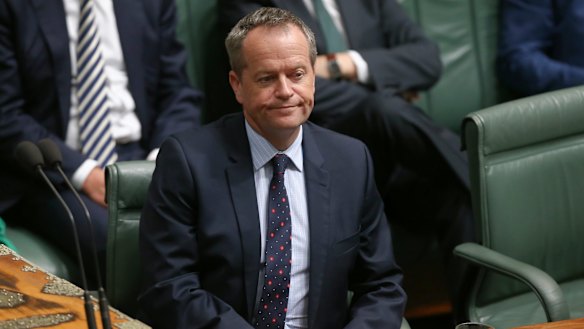 Opposition Leader Bill Shorten during question time on Monday.
