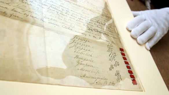 John Batman's treaty with the Kulin people.