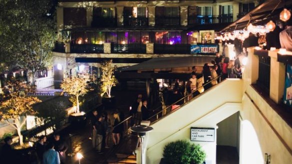 Better times: Hugos Lounge attracted a well-heeled crowd to Kings Cross for 15 years.