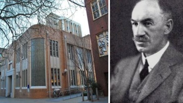 Frank Tate and the student centre named in his honour.