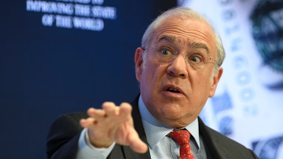 Secretary General of the OECD Angel Gurria.