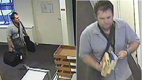 Brazen thief takes laptops in secure-building heist