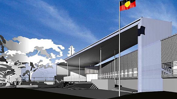 A 2004 design for an indigenous cultural centre for Musgrave Park.