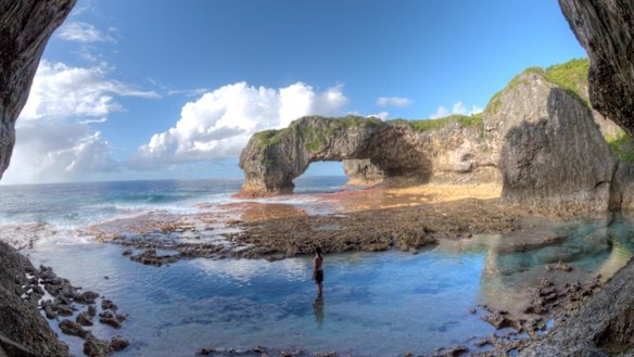 Niue is honeycombed with caves, above and below the waterline.