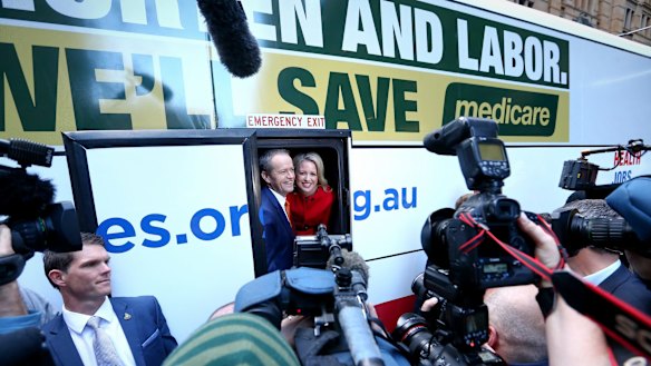 Risky gamble: Labor spent the last fortnight of the campaign almost entirely on Medicare.