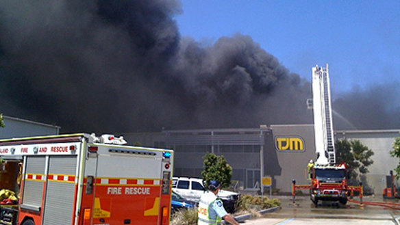 Fire crews battle second factory blaze