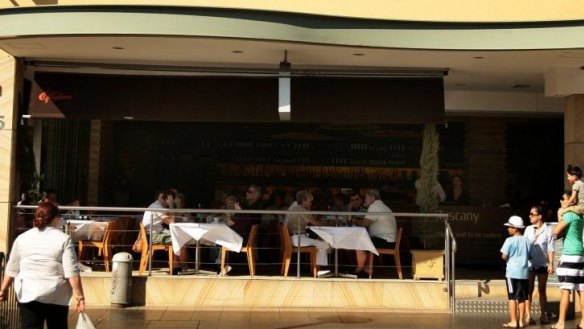 Farewell: Tuscany restaurant in Leichhardt has served its last meal. 