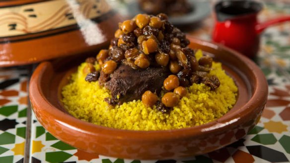 Sweet lamb Rabat tagine.