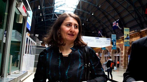 Guaranteed problem-free service even as her department held analysis demonstrating this would not be the case ... Transport Minister Gladys Berejiklian.