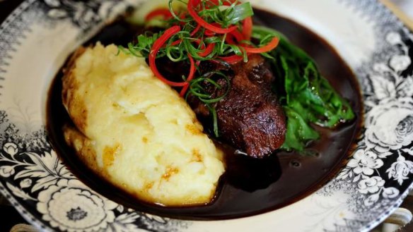 Beautiful: Slow-braised beef cheek.