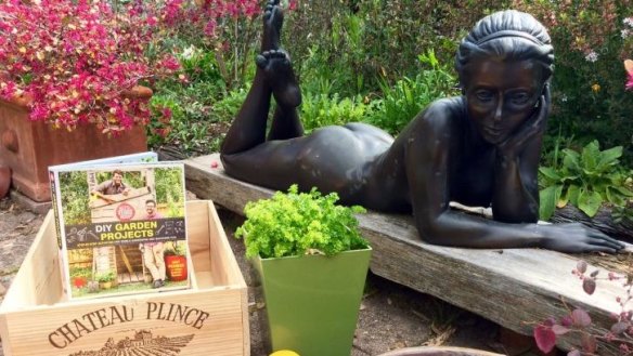 "Natalie", contemplates some kitchen garden DIY.