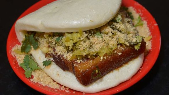 Gua Bao, a Taiwanese-style pork belly burger.