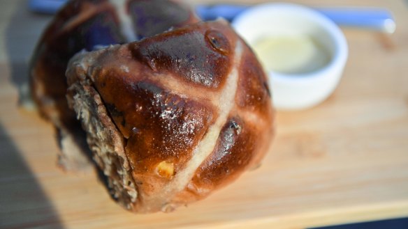 Traditional hot cross buns from To Be Frank in Collingwood, Melbourne, just went on sale due to huge customer demand.