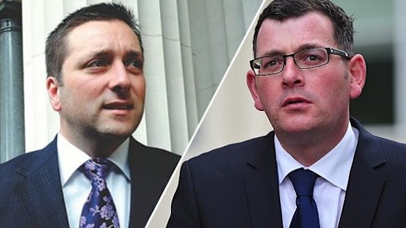 Matthew Guy and Daniel Andrews.