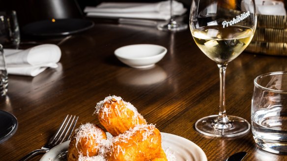 Confit garlic doughnuts at Prohibition in Camberwell.