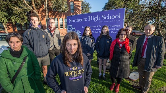 Families at Northcote High School are upset about the school's decision to phase out Italian and Greek. 