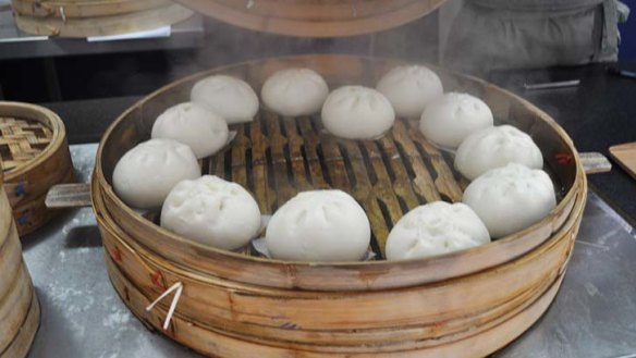 Dumplings ... Steamed will be the first food cart on the road.
