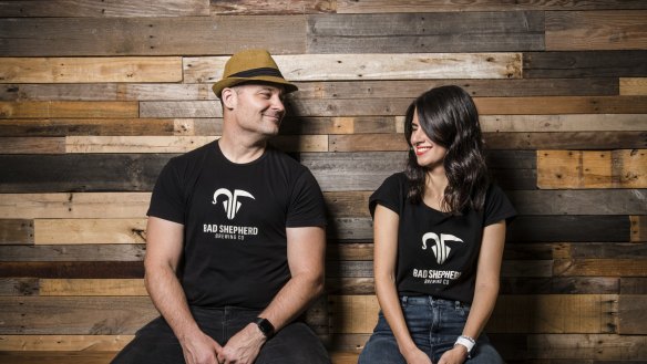 Dereck and Diti Hales operate the Bad Shepherd Brewing Co, Victoria.