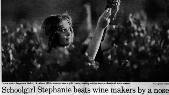 A story in <i>The Age</i> about Stephanie Helm.