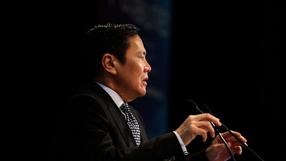 Optus CEO Allen Lew.
