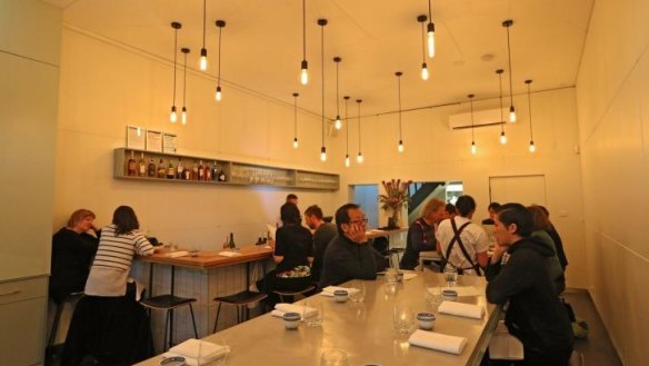 The interior of Anchovy, in Richmond.