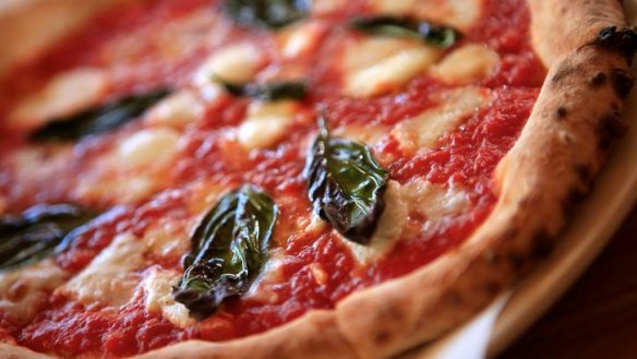 Timeless pizza perfection ... The margherita at Fire Chief Pizzeria in Hawthorn.