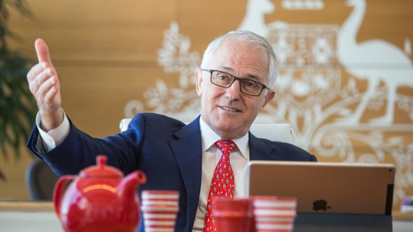 Mr Turnbull says he prefers the Victorian model f