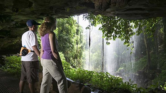 Cascade effect ... Crystal Shower Falls.