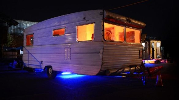 Patrons can reserve one of eight caravans at the 'post-apocalyptic' pop-up.