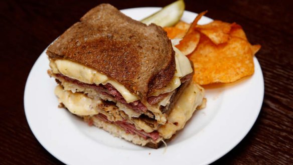They're serious about American-style sandwiches at Five Points Deli.