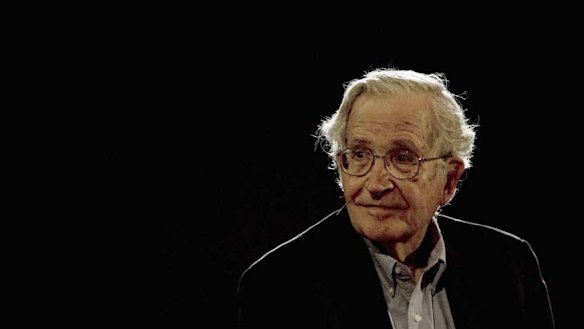 Noam Chomsky ... says peace remains a distant prospect.