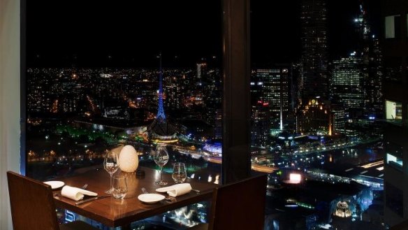 Spectacular city views from No35 at Sofitel Melbourne.