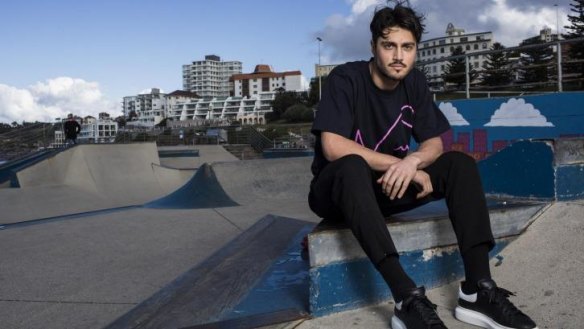 Nathan Dalah says the interior of Fishbowl in Bondi will be like a skate bowl.