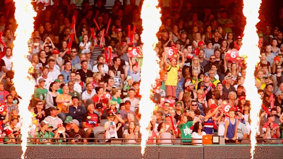 Massive interest: Fans at the Big Bash League have flocked through the turnstiles.