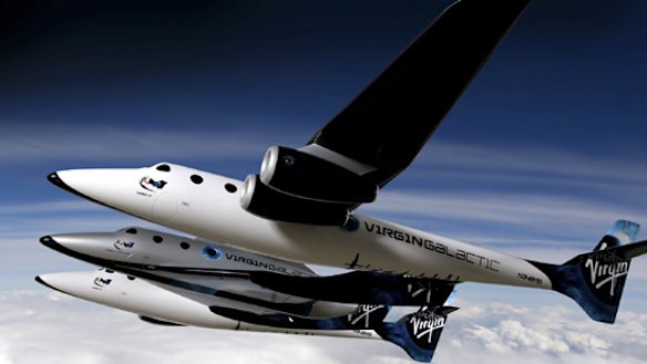 Virgin Galactic's mothership WhiteKnightTwo.