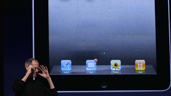 Steve Jobs says the new iPad 2 will be 33 per cent thinner.