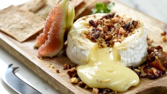 Old-school classic ... The baked camembert at Royal Hotel in  Sydney's Paddington.