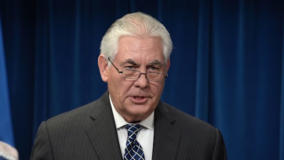 US Secretary of State Rex Tillerson on Monday spoke in support of the new travel ban, which he said was on "security grounds."