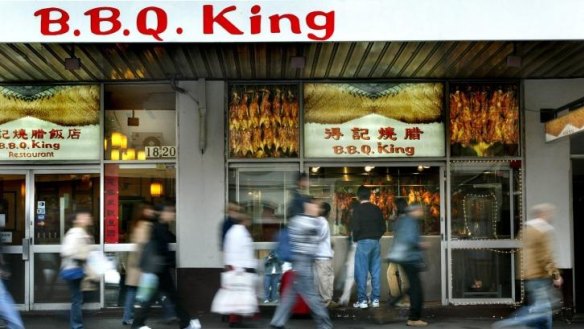 The iconic BBQ King  at 18-20 Goulburn St.