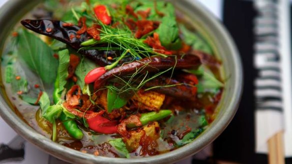 Hot stuff: Scud city jungle curry at Chin Chin.