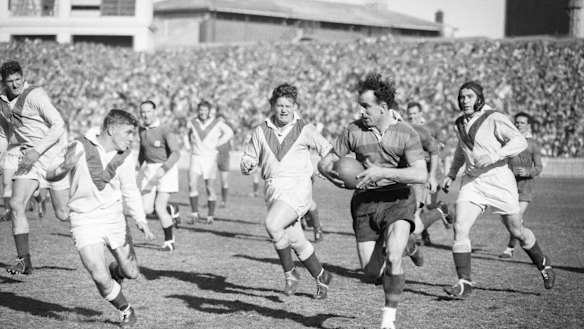 Clive Churchill, rugby league's Little Master, in his greatest battle