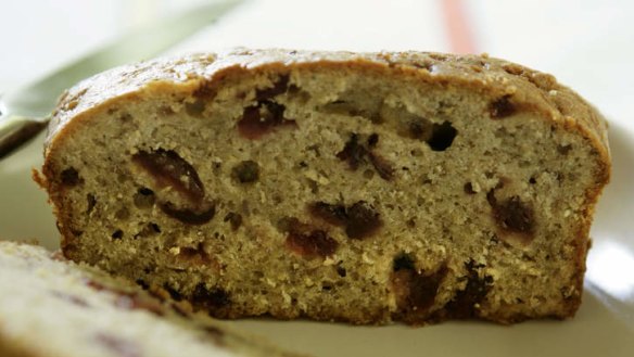 Cranberry and banana loaf.