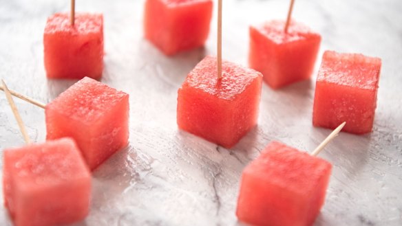 Nagi's frozen mini watermelon pops
