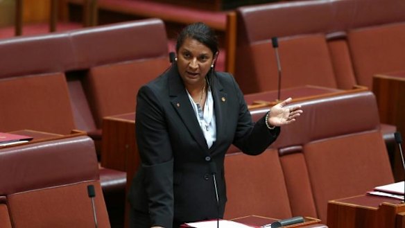 Nova Peris: denies any wrongdoing.