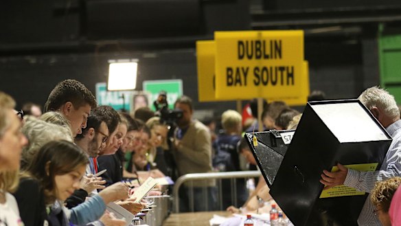 Official counting began on Saturday in Ireland's historic abortion rights referendum.