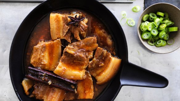 Pork belly (pictured) also works in this recipe.