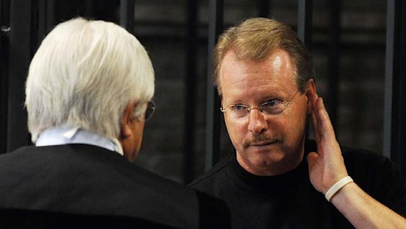 Amanda Knox's father Curt Knox attends the appeal hearing.