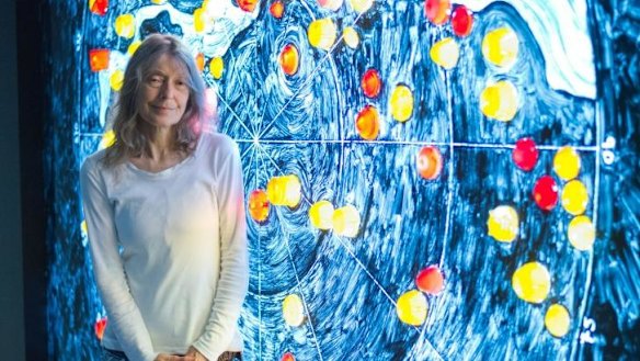 VENICE, ITALY - MAY 05:  Artist Fiona Hall a the opening of the Australian Pavilion at the Venice Biennale on May 5, 2015 in Venice, Italy.  (Photo by Venturelli/Getty Images) a